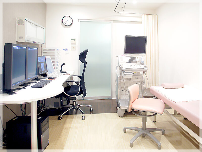 札幌駅前しきしま乳腺外科クリニックの診察室